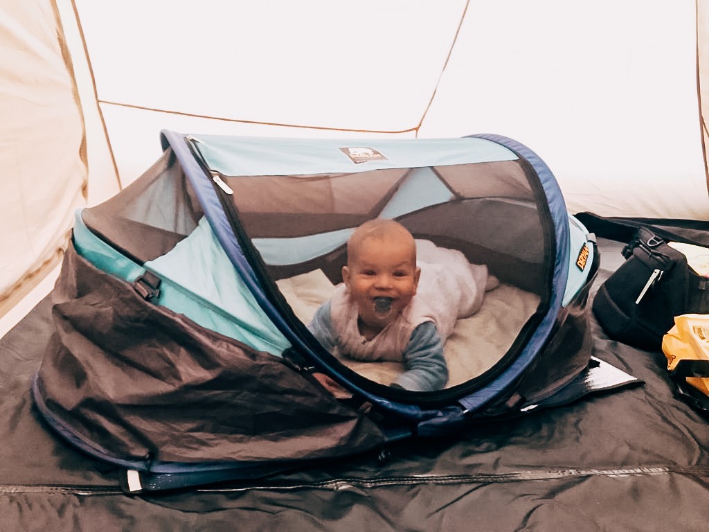 kamperen met een baby 